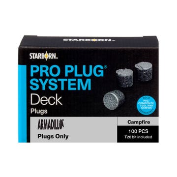 Starborn Industries Pro Plugs for Armadillo Decking - 100 Count