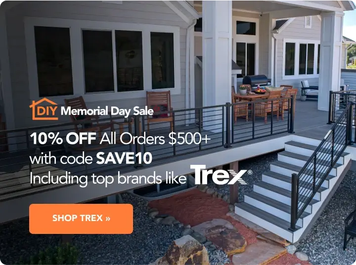 Memorial Day Sale: 10% Off Orders $500+ Including Top Brands Like Trex